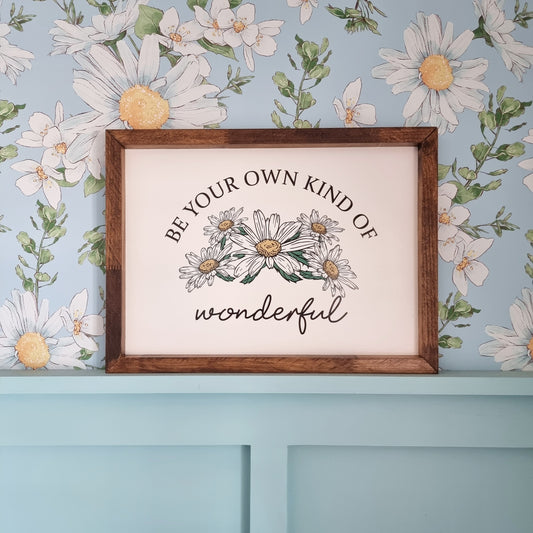 Be your own kind of wonderful