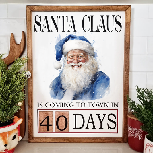 Christmas Coutdown Calender - Blue Santa7